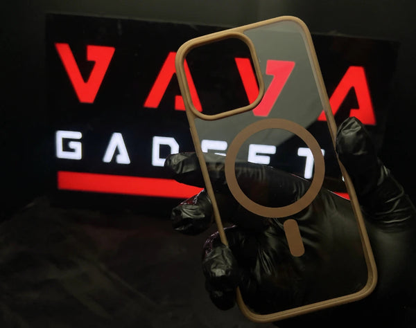 📱 Luxury Clear Bumper Case for iPhone – MagSafe Compatible ✨ + Free Skin 🎁