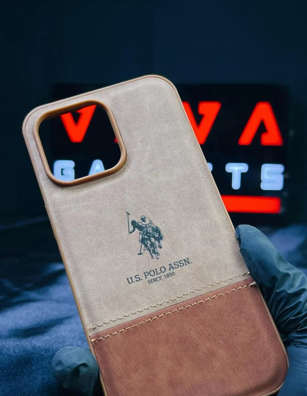 Suede Leather Polo Case