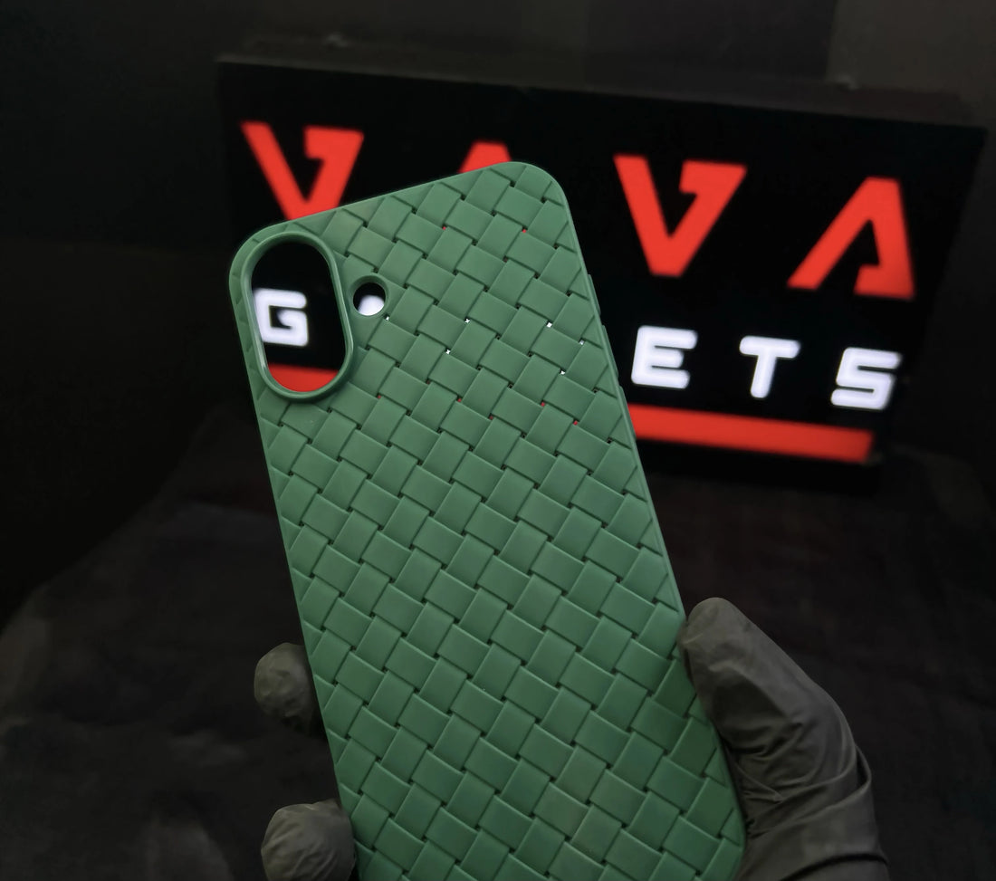 IPHONE LEATHER  WOVEN PHONE CASE