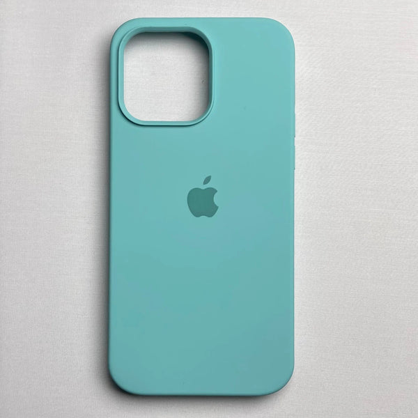 Apple Cyan Silicone Case