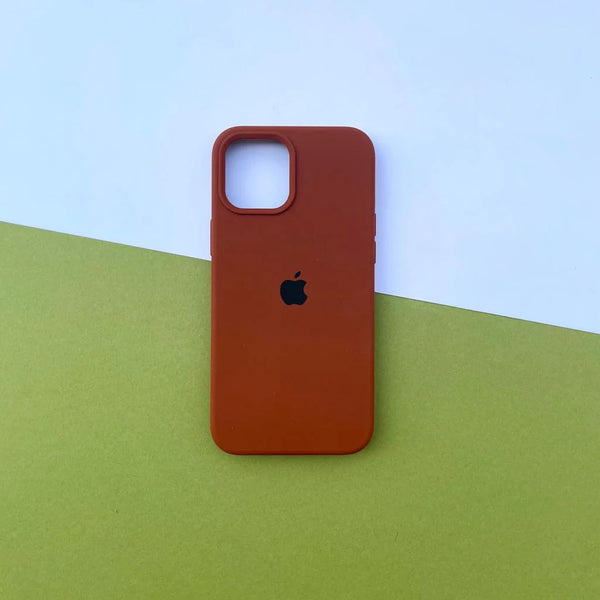 Apple Chocolate Brown Silicone Case