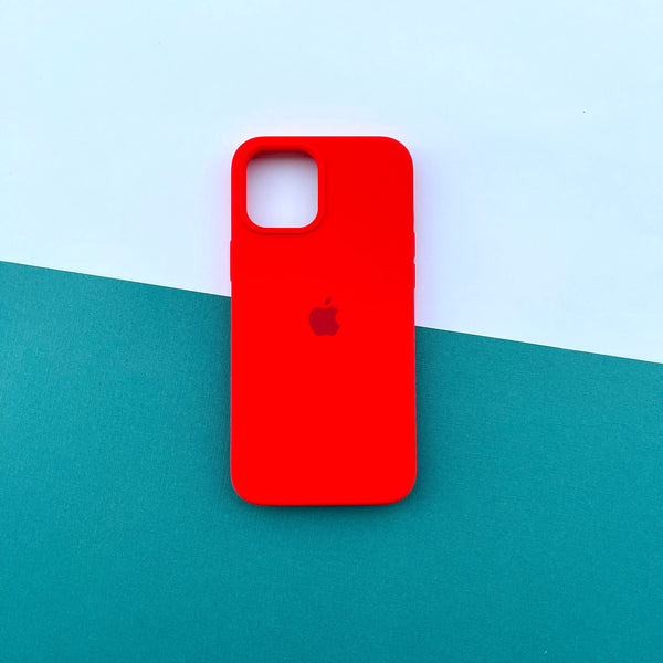 Apple Blood Red Silicone Case