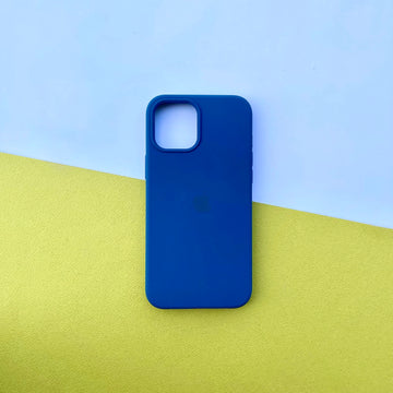 Apple Dark Blue Silicone Case