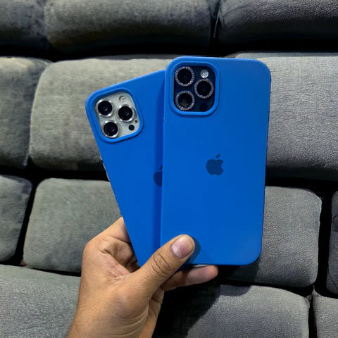 Apple Royal Blue Silicone Case