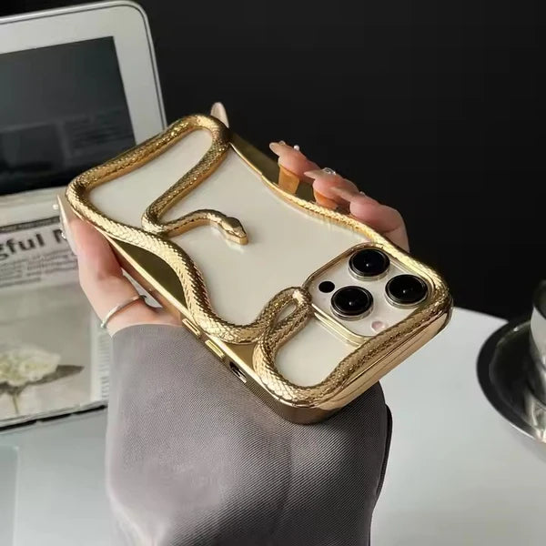 Electroplated Snake iPhone Case 🐍