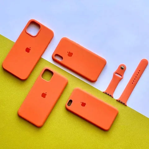 Sale Orange Apple Silicone Case