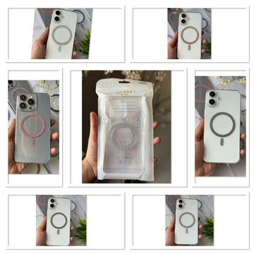 CLEAR PC GLITTER MAGSAFE