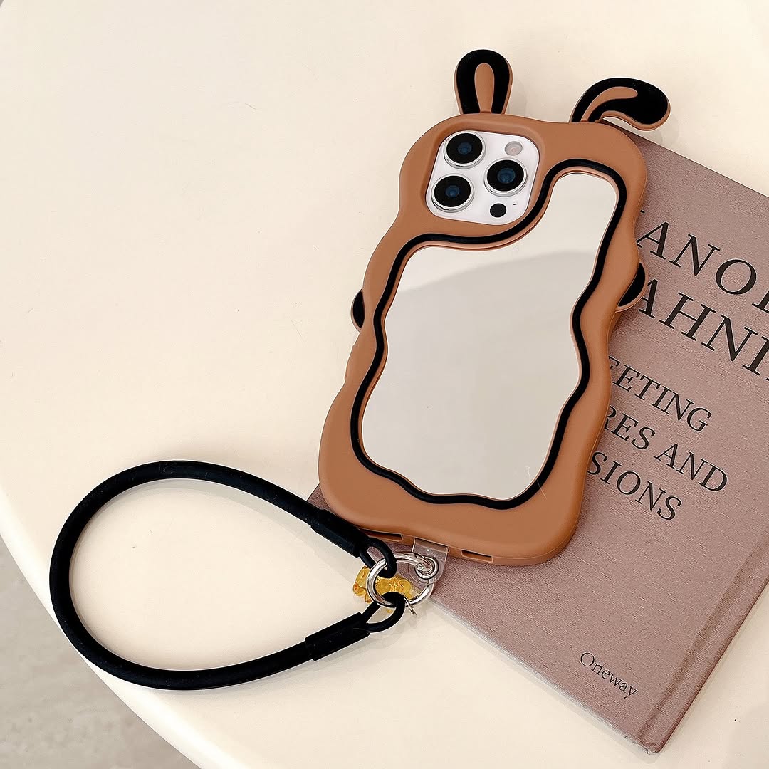 Cute Mirror Rabbit Case For IPhone
