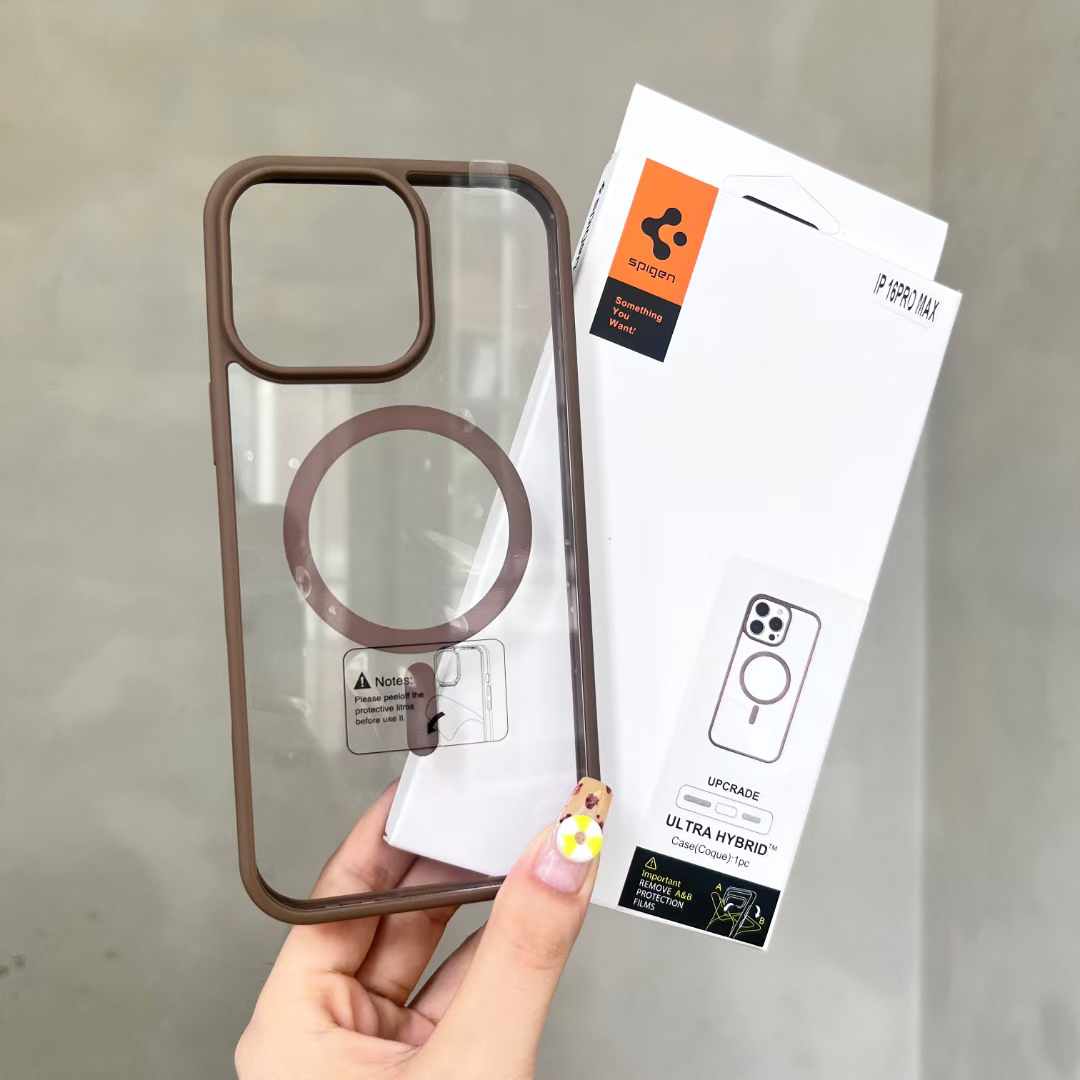 Spigen Ultra Hybrid Border Magsafe Acrylic Case