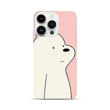 White Bear Printed Glossy Case