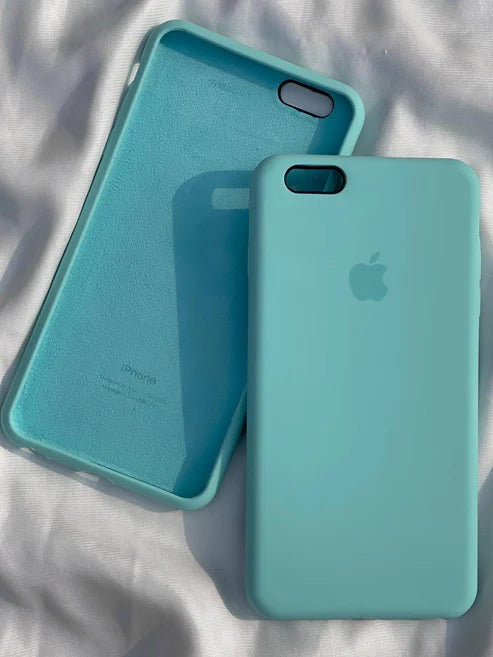 Apple Cyan Silicone Case