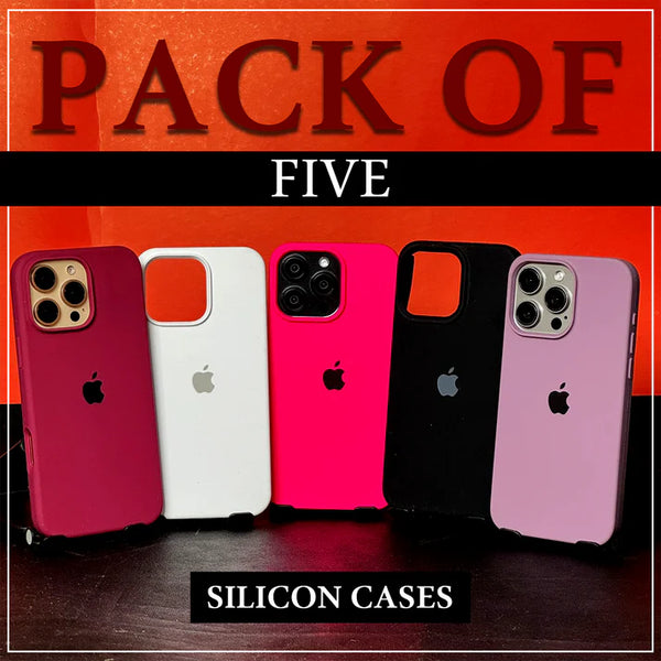 Pack Of Five Silicone Cases
