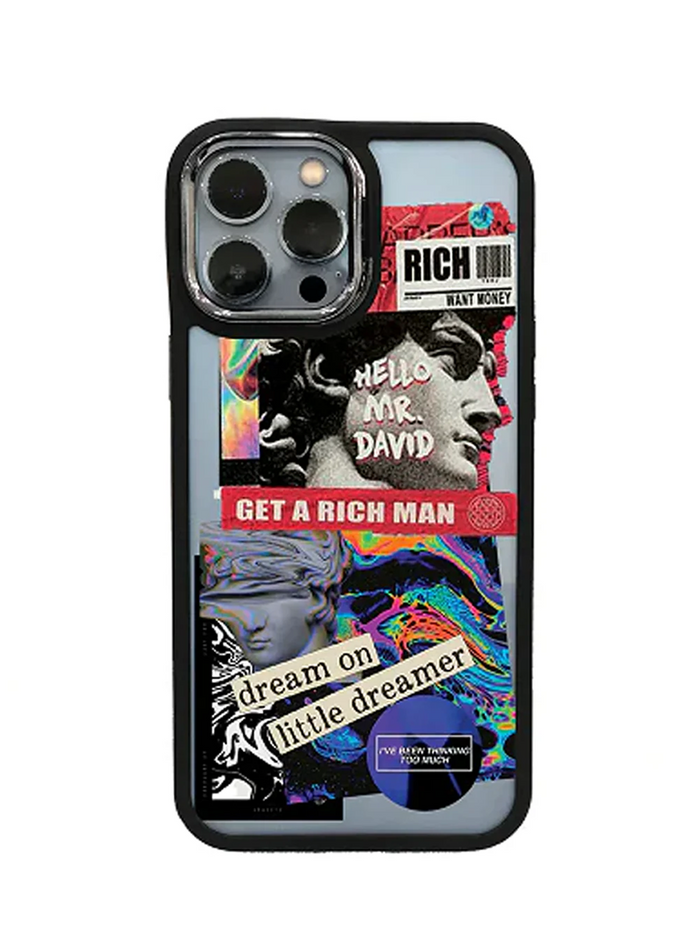 Rich Man Black Border Case