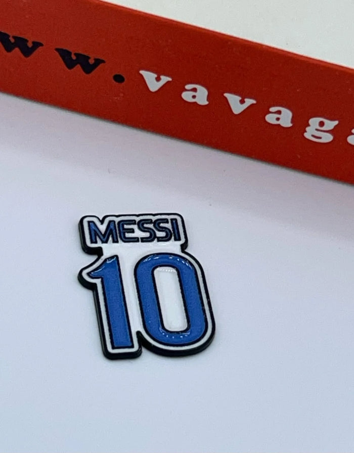Messi 10 Metal Sticker