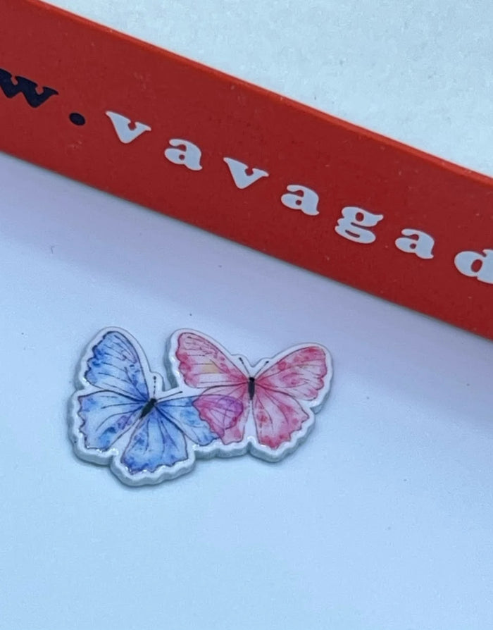 Butterflies Metal Sticker