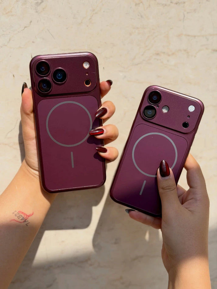 All New Burgundy 🍷 18 Series Convert Case For iPhone 🥳