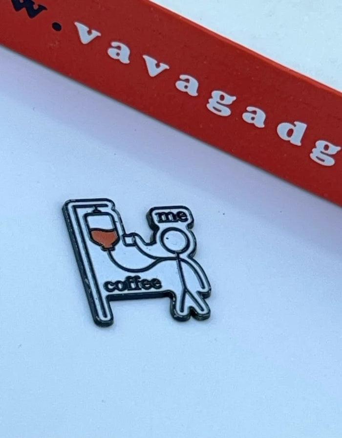Coffee Drip Metal Sticker