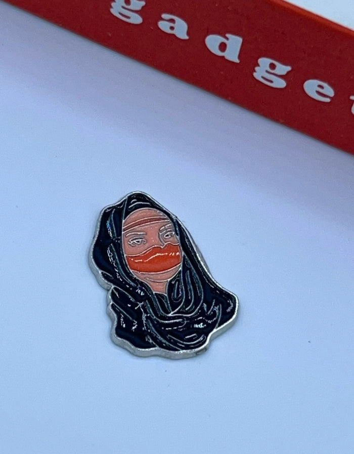 Angry Woman Metal Sticker